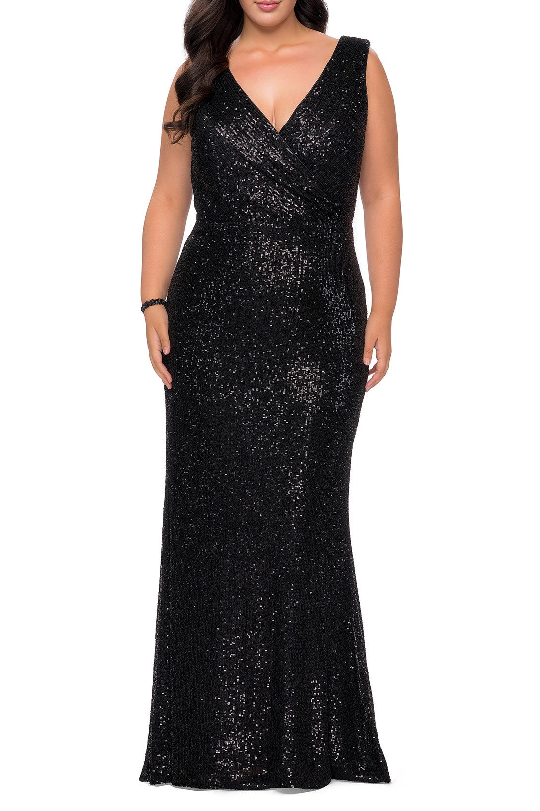 La Femme Plus Size Dress Style 28770