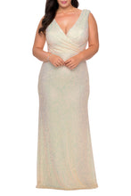 Load image into Gallery viewer, La Femme Plus Size Dress Style 28770