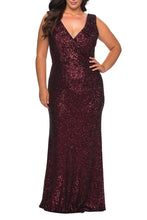 Load image into Gallery viewer, La Femme Plus Size Dress Style 28770