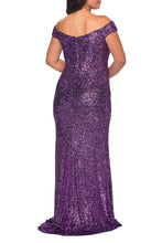 Load image into Gallery viewer, La Femme Plus Size Dress Style 28795