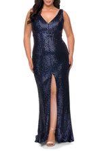 Load image into Gallery viewer, La Femme Plus Size Dress Style 28796