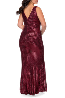La Femme Plus Size Dress Style 28796
