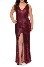 Load image into Gallery viewer, La Femme Plus Size Dress Style 28796