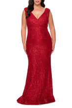 Load image into Gallery viewer, La Femme Plus Size Dress Style 28837