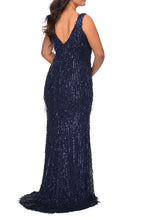 Load image into Gallery viewer, La Femme Plus Size Dress Style 28946