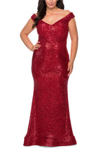 Load image into Gallery viewer, La Femme Plus Size Dress Style 28949