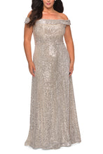 Load image into Gallery viewer, La Femme Plus Size Dress Style 28988