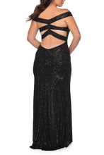 Load image into Gallery viewer, La Femme Plus Size Dress Style 29023