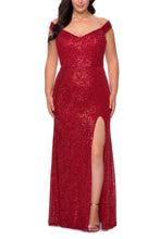 Load image into Gallery viewer, La Femme Plus Size Dress Style 29023