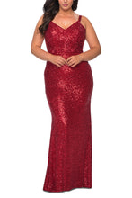 Load image into Gallery viewer, La Femme Plus Size Dress Style 29037