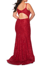 Load image into Gallery viewer, La Femme Plus Size Dress Style 29063