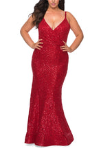 Load image into Gallery viewer, La Femme Plus Size Dress Style 29063