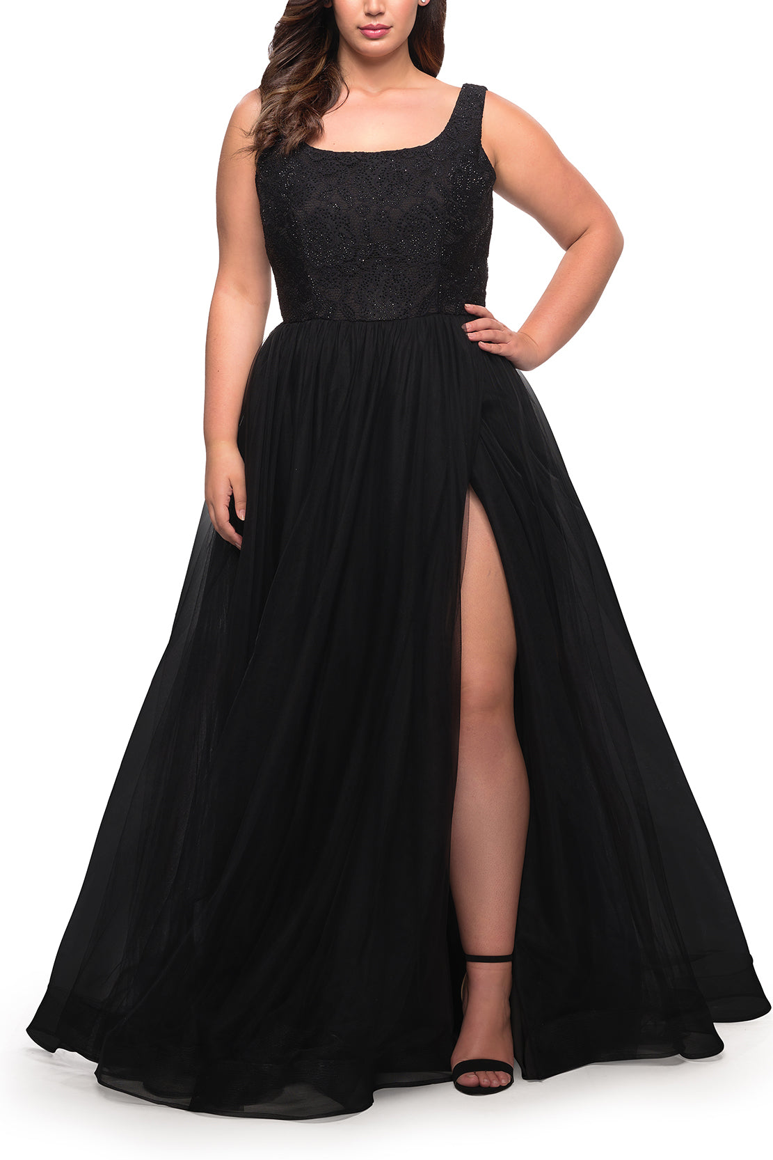 La Femme Plus Size Dress 29070