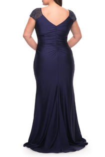 La Femme Plus Size Dress 29481