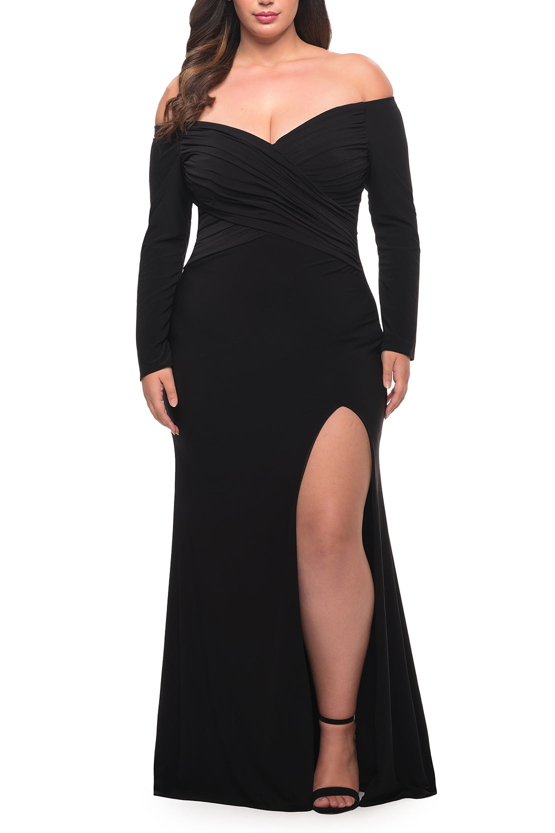 La Femme Plus Size Dress 29530
