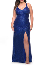 Load image into Gallery viewer, La Femme Plus Size Dress 29579