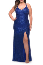 Load image into Gallery viewer, La Femme Plus Size Dress 29579