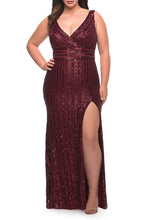Load image into Gallery viewer, La Femme Plus Size Dress 30182