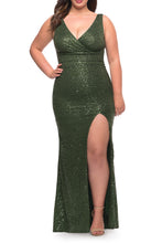 Load image into Gallery viewer, La Femme Plus Size Dress 30307
