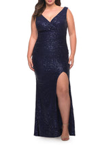 Load image into Gallery viewer, La Femme Plus Size Dress 30307