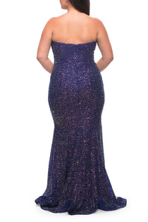 La Femme Plus Size Dress 30774