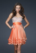 Load image into Gallery viewer, La Femme Short Dress Style 16541