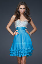 Load image into Gallery viewer, La Femme Short Dress Style 16541