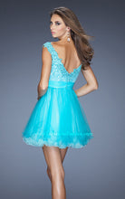 Load image into Gallery viewer, La Femme Short Dress Style 19572