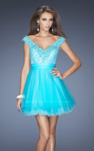 Load image into Gallery viewer, La Femme Short Dress Style 19572