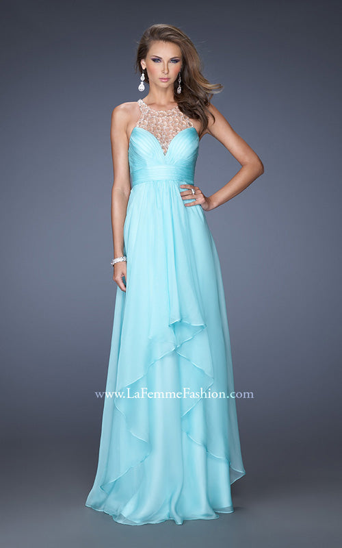 prom dresses 2006 La Femme Dress Style 20060 – Instant Dress Models are wearing Burgundy Size:40Long Volly Toych Taupe Pleated plunging v neckline