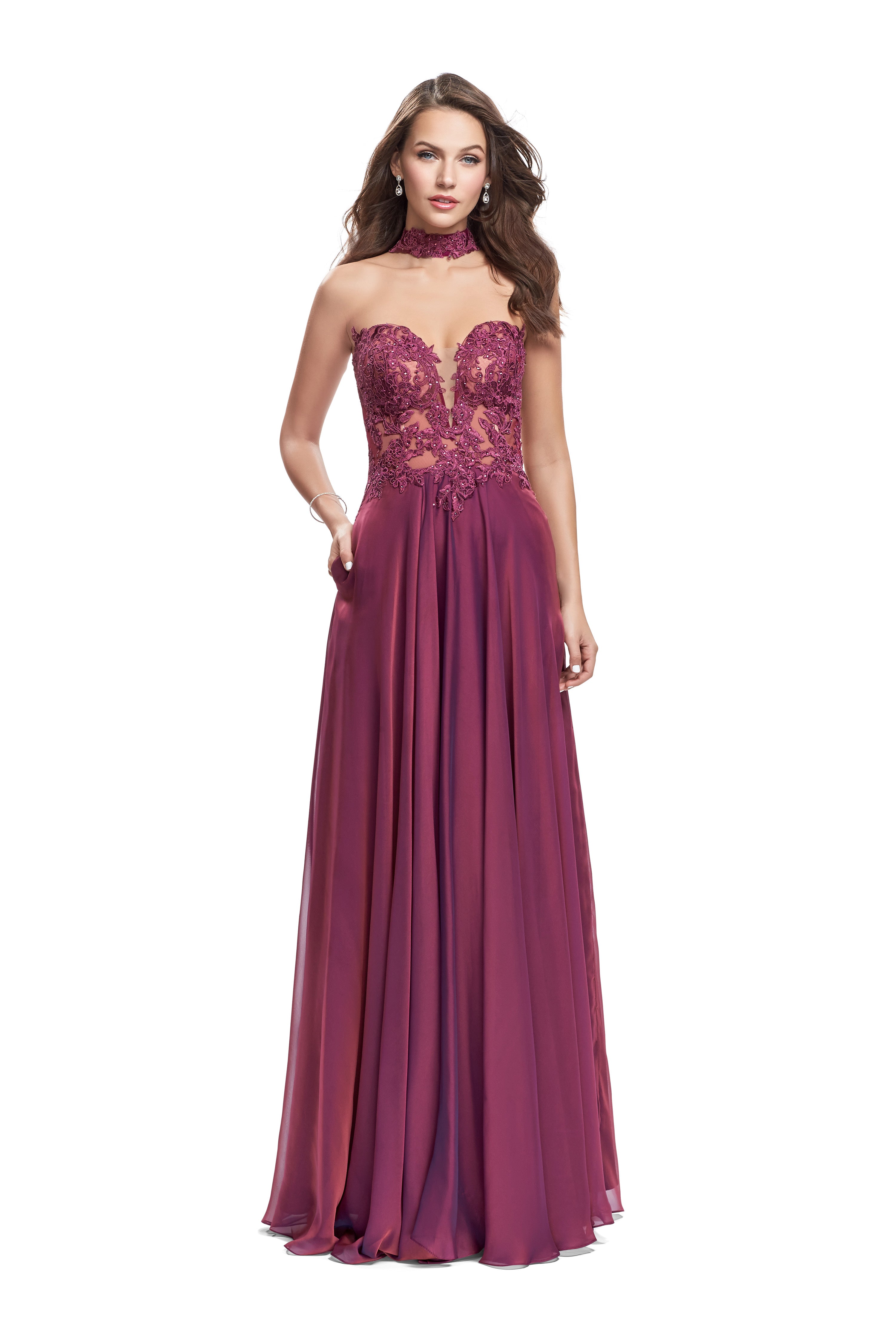 La Femme Prom Dress Style 25450