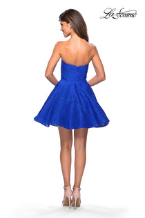 La Femme Short Dress Style 27334