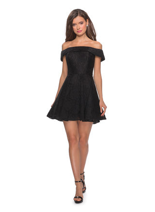 La Femme Short Dress Style 28122