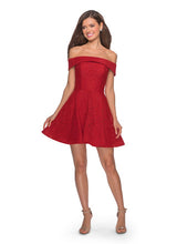 Load image into Gallery viewer, La Femme Short Dress Style 28122