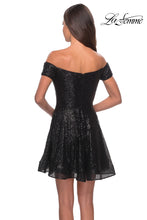 Load image into Gallery viewer, La Femme Short Dress Style 28155