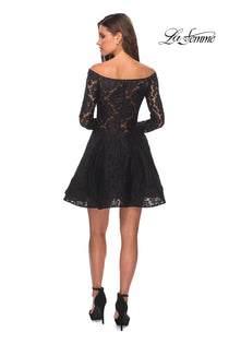 La Femme Short Dress Style 28175