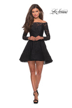 Load image into Gallery viewer, La Femme Short Dress Style 28175