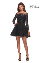 Load image into Gallery viewer, La Femme Short Dress Style 28175