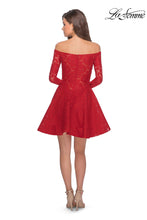 Load image into Gallery viewer, La Femme Short Dress Style 28175