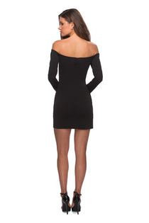 La Femme Short Dress Style 28182