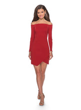 Load image into Gallery viewer, La Femme Short Dress Style 28182