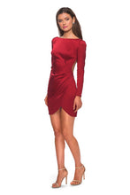 Load image into Gallery viewer, La Femme Short Dress Style 28192