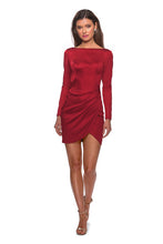 Load image into Gallery viewer, La Femme Short Dress Style 28192