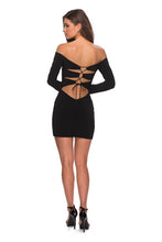 Load image into Gallery viewer, La Femme Short Dress Style 28212