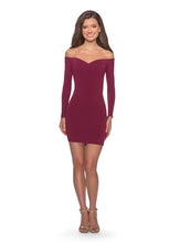 Load image into Gallery viewer, La Femme Short Dress Style 28212