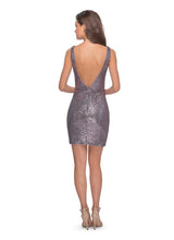 Load image into Gallery viewer, La Femme Short Dress Style 28218