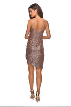 Load image into Gallery viewer, La Femme Short Dress Style 28227