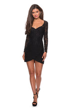 Load image into Gallery viewer, La Femme Short Dress Style 28232