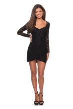 Load image into Gallery viewer, La Femme Short Dress Style 28232