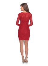Load image into Gallery viewer, La Femme Short Dress Style 28232